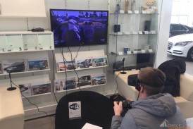 Компания «Гефест Проекция» предоставила на 23 февраля в аренду очки виртуальной реальности