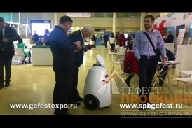 Компания Гефест Проекция предоставила в аренду промо-робота для компании ССК ЗВЕЗДА
