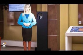 Виртуальный промоутер и интерактивный стол с ПО для предварительного голосования в СГУГиТ г. Новосибирск